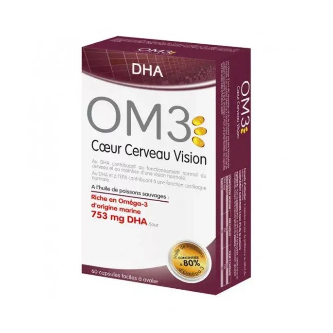 Superdiet OM3 Coeur Cerveau Vision 60 capsules
