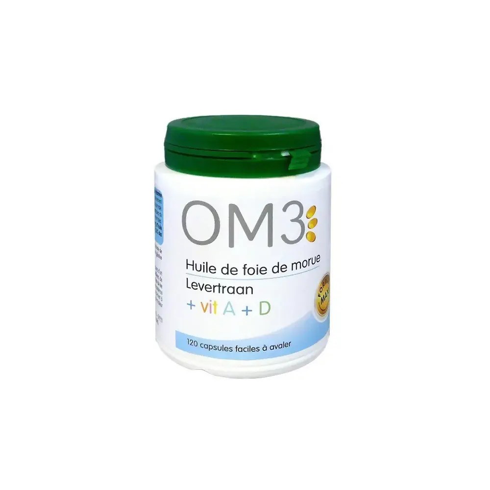 Superdiet OM3 Huile de Foie de Morue 120 capsules