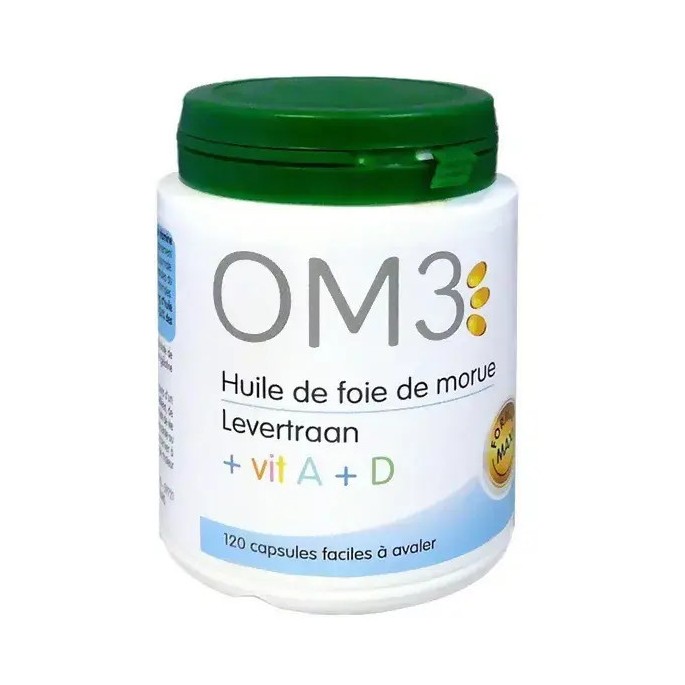 Superdiet OM3 Huile de Foie de Morue 120 capsules