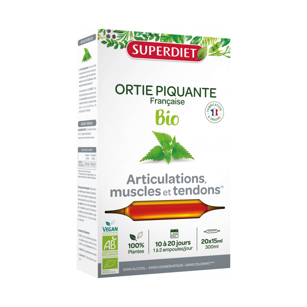 Superdiet Ortie Piquante 20 ampoules