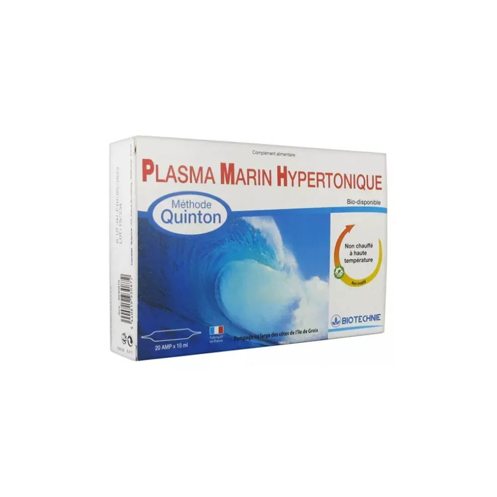 Superdiet Plasma Marin Hypertonique 20 ampoules
