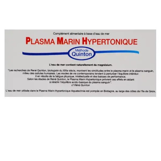 Superdiet Plasma Marin Hypertonique 20 ampoules