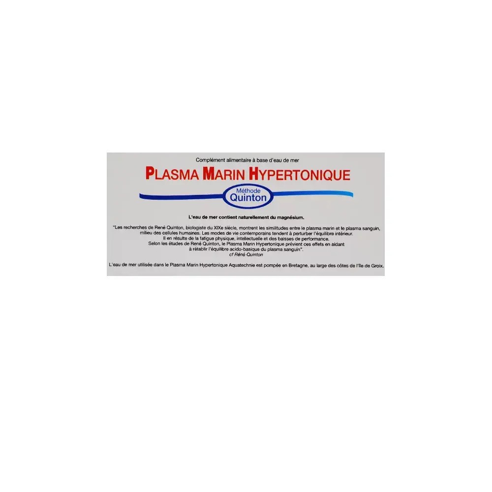 Superdiet Plasma Marin Hypertonique 20 ampoules