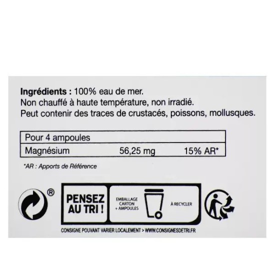 Superdiet Plasma Marin Hypertonique 20 ampoules