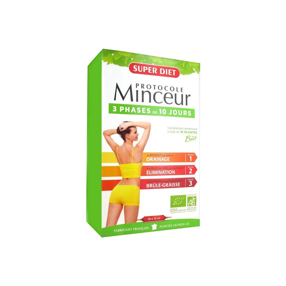 Superdiet Protocole Minceur 20 ampoules