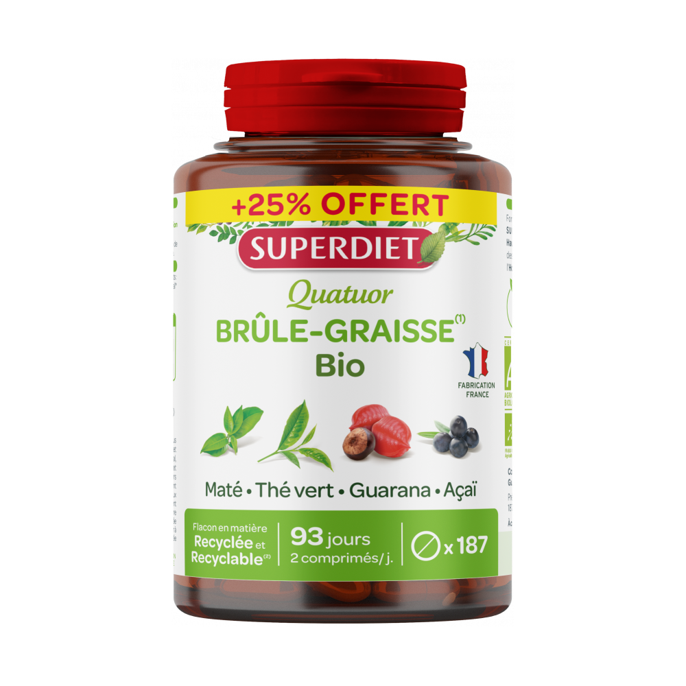 Superdiet Quatuor Brûle-Graisse 150 comprimés