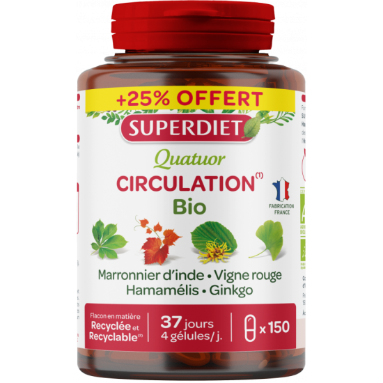 Superdiet Quatuor Circulation 150 comprimés