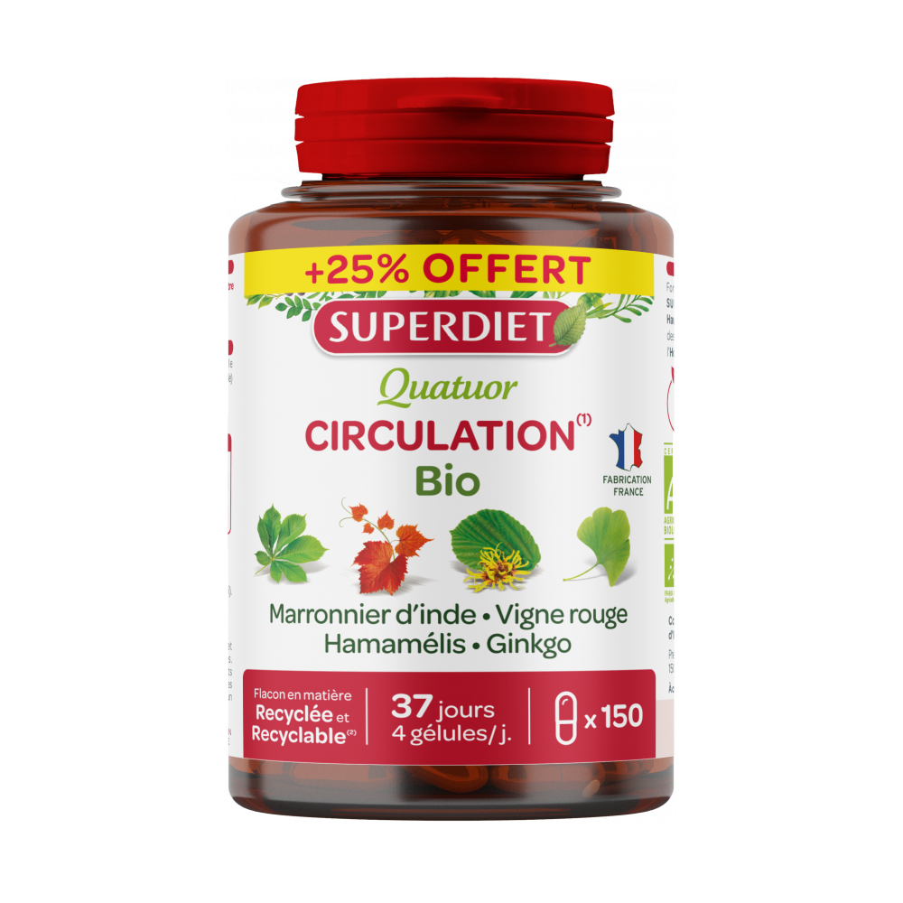 Superdiet Quatuor Circulation 150 comprimés