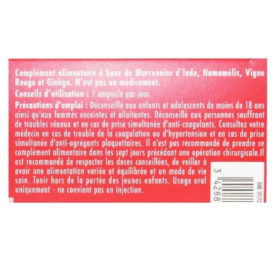 Superdiet Quatuor Circulation 20 Ampoules