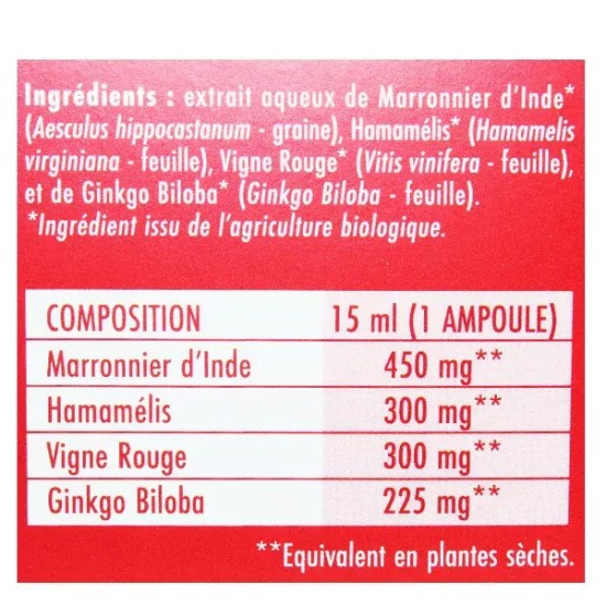 Superdiet Quatuor Circulation 20 Ampoules