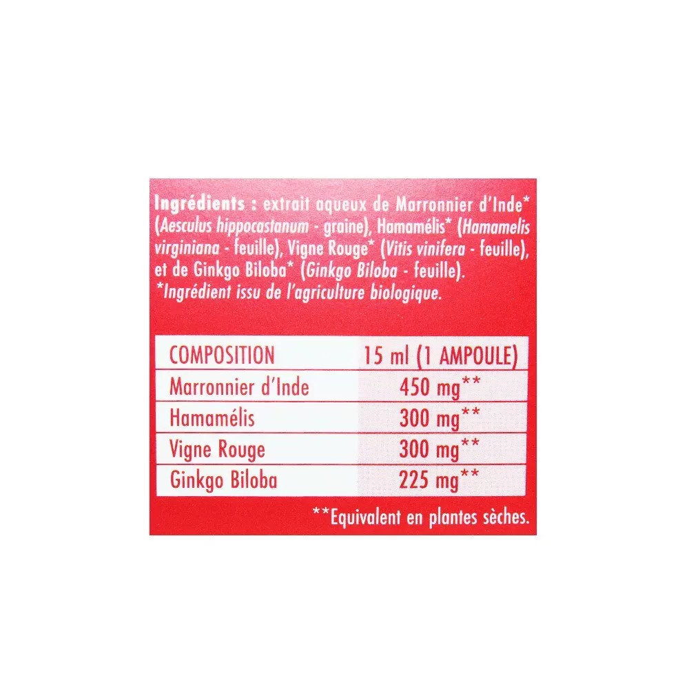 Superdiet Quatuor Circulation 20 Ampoules