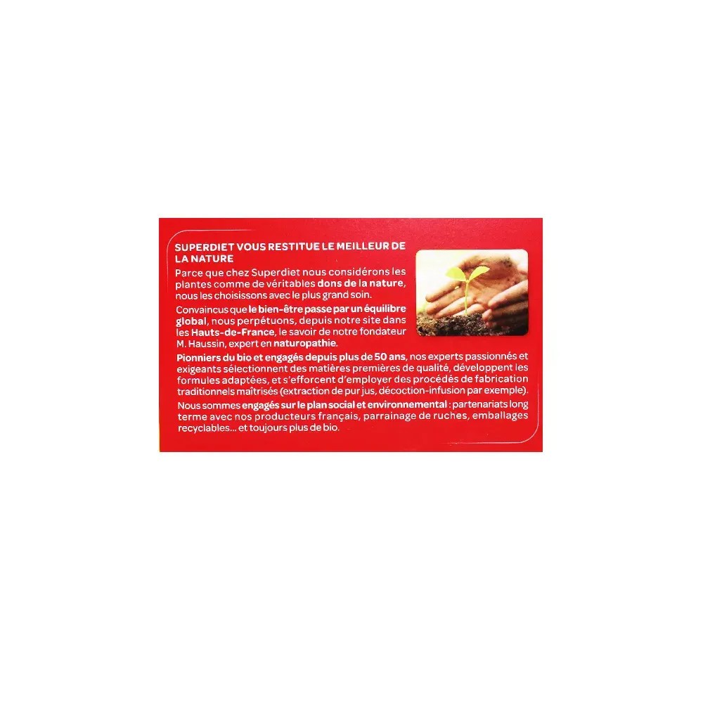 Superdiet Quatuor Circulation 20 Ampoules