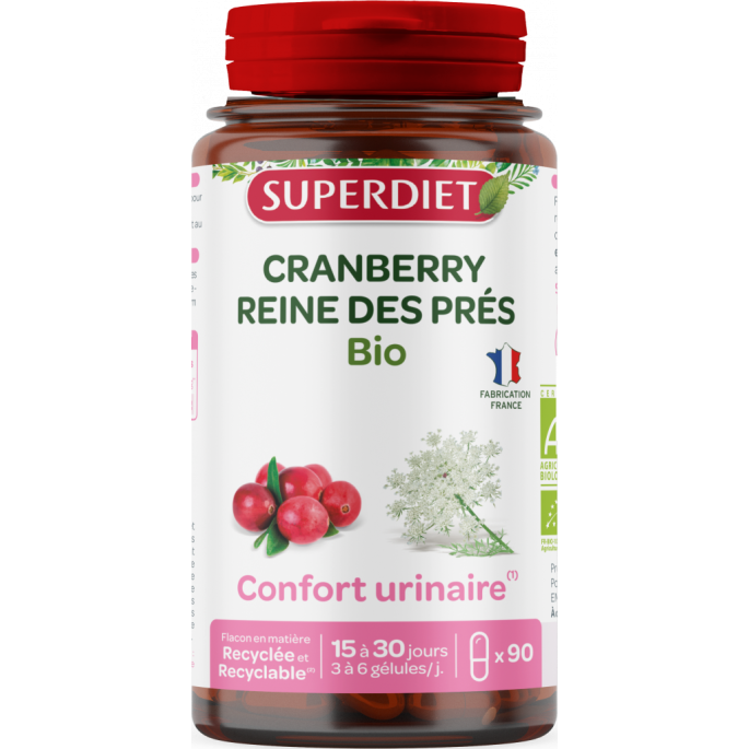 Superdiet SDGel Cranberry Bio 90 gélules