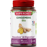 Superdiet gingembre bio 45 gélules