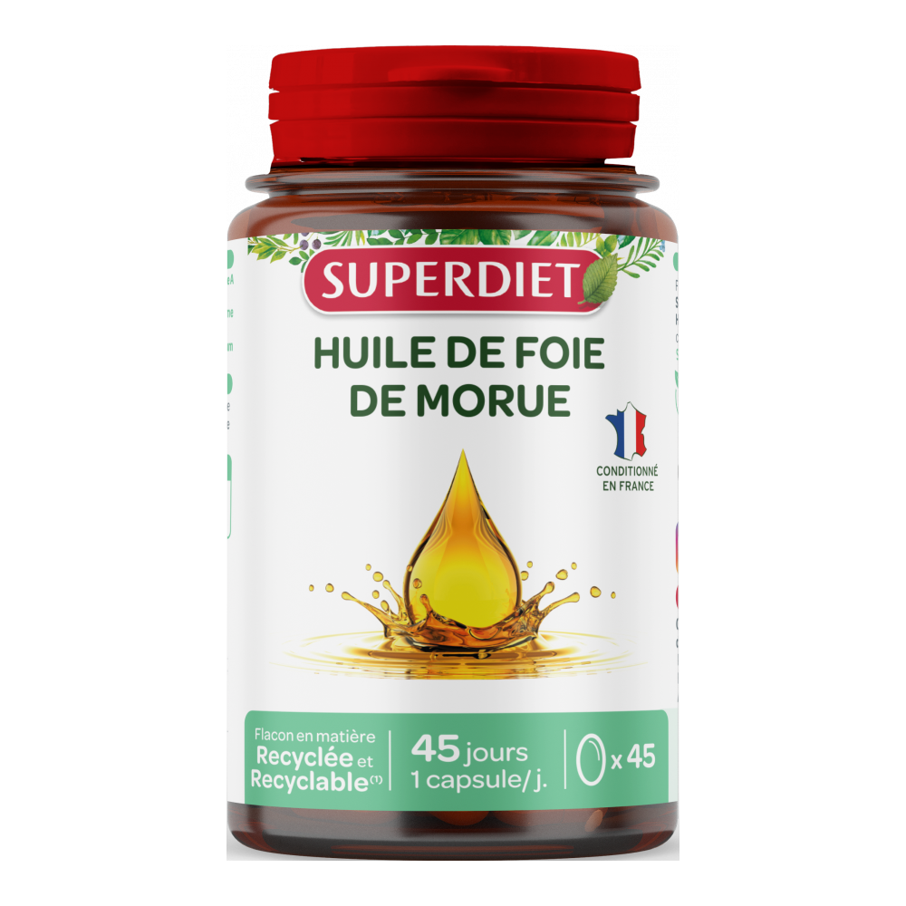 Superdiet huile de foie de morue bio