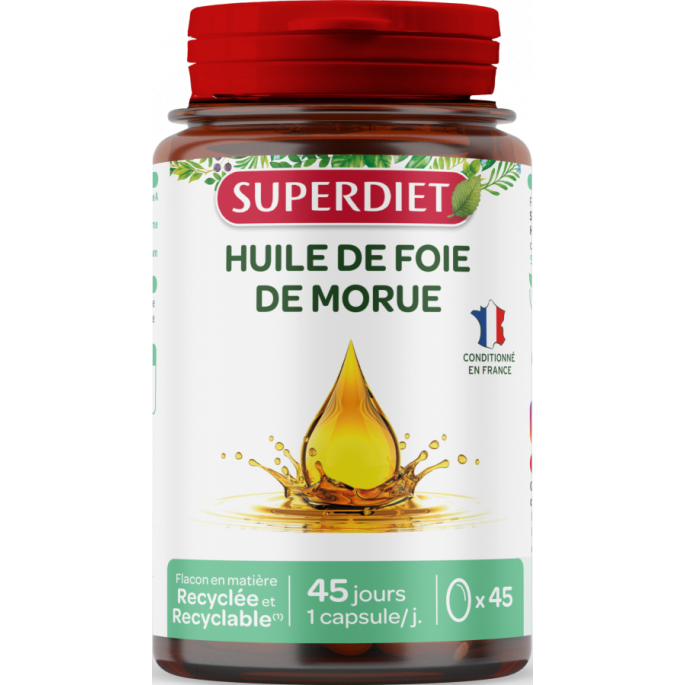 Superdiet huile de foie de morue bio