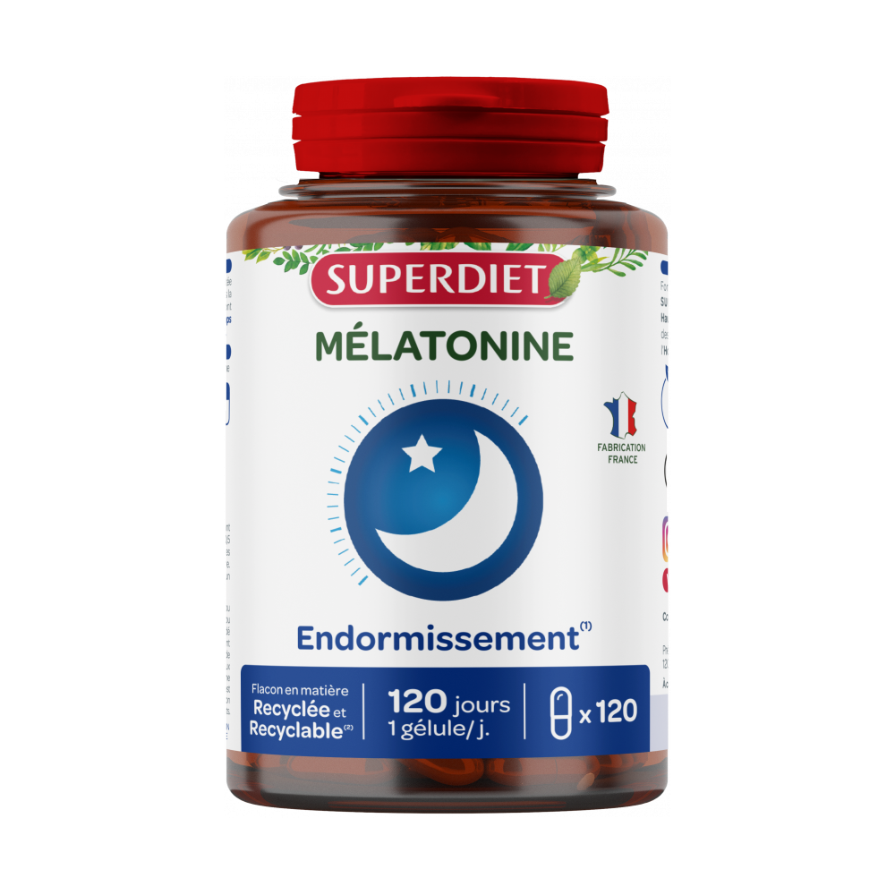 Superdiet Mélatonine 120 gélules