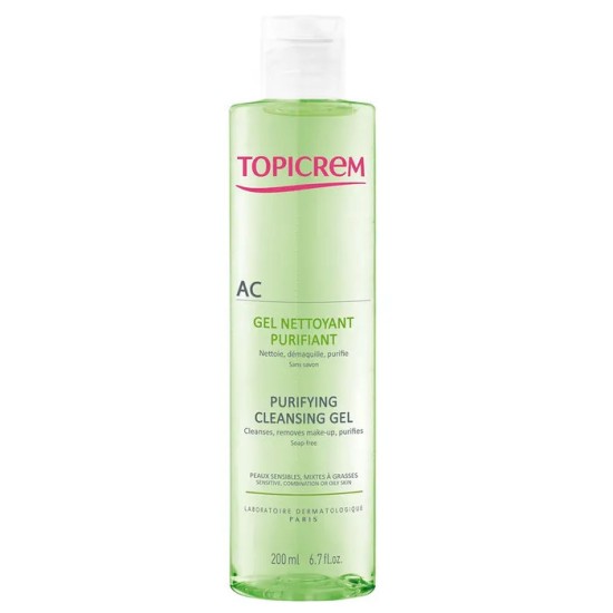 Topicrem AC gel nettoyant purifiant 200 ml