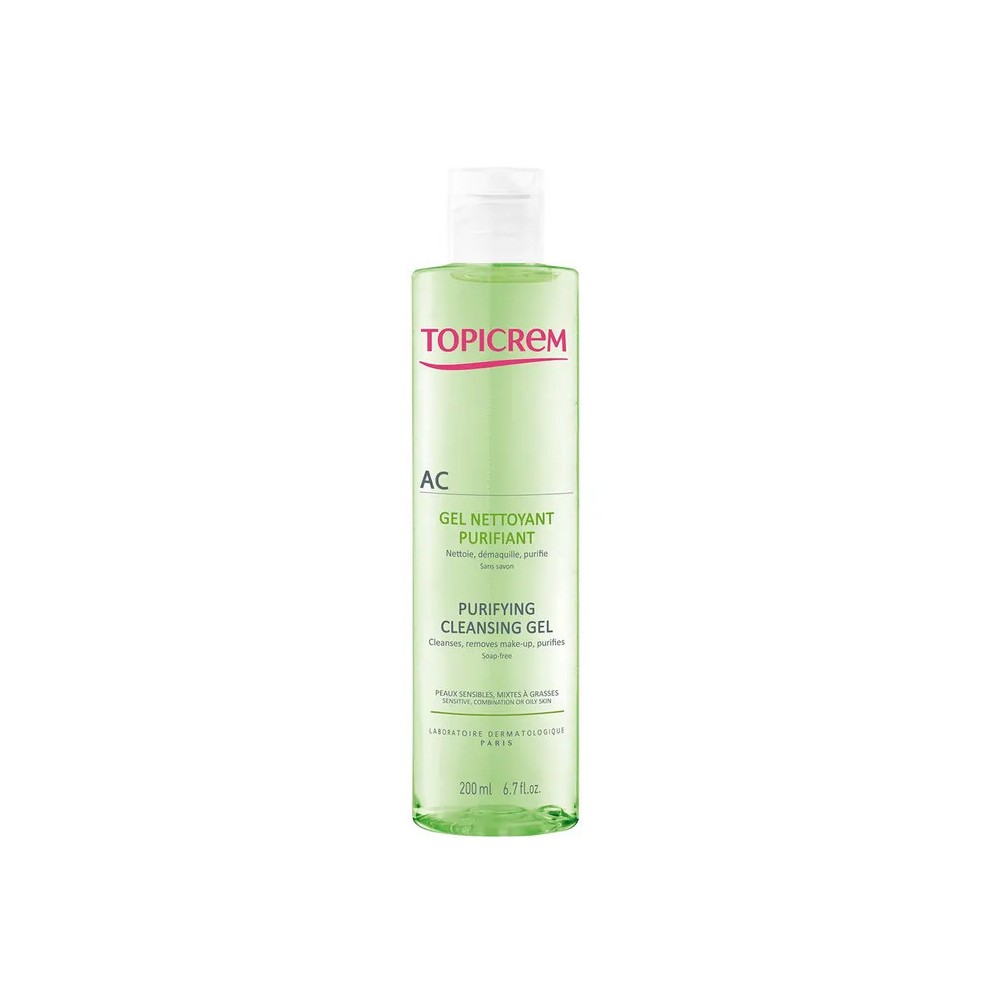 Topicrem AC gel nettoyant purifiant 200 ml