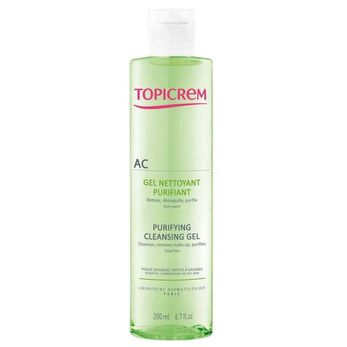 Topicrem AC gel nettoyant purifiant 200 ml