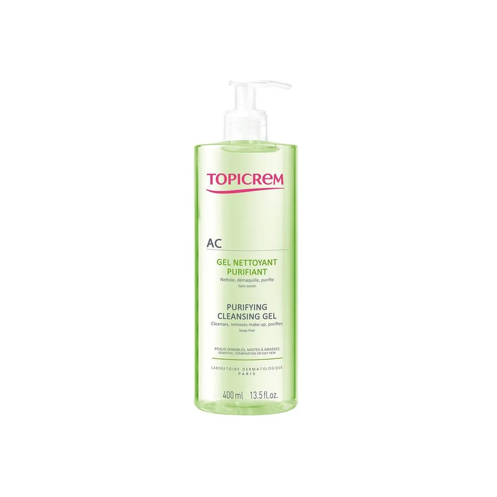 Topicrem gel nettoyant purifiant 400 ml