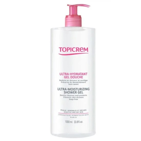 Topicrem Gel Douche Ultra Hydratant 1 litre