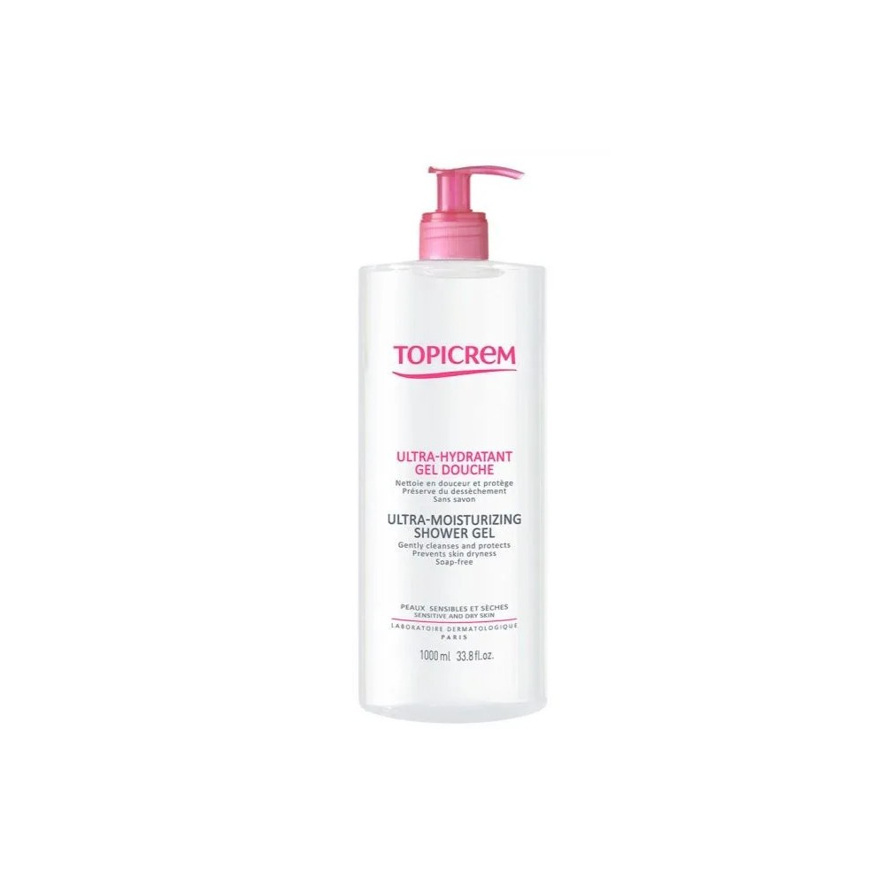 Topicrem Gel Douche Ultra Hydratant 1 litre