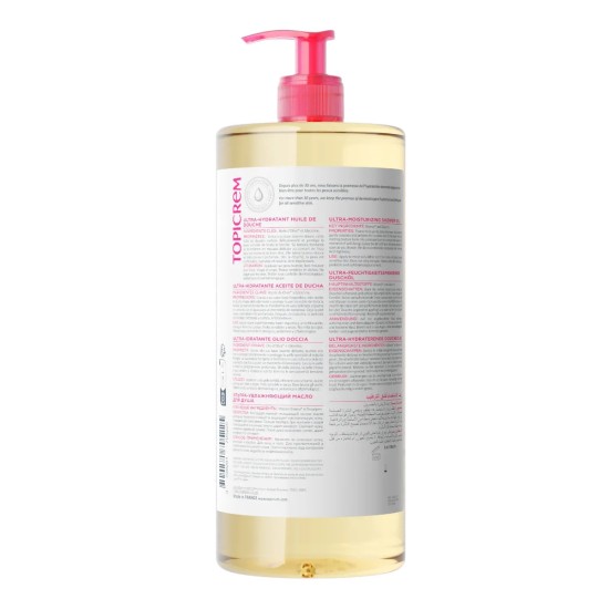 Topicrem huile douche ultra hydratant 1L