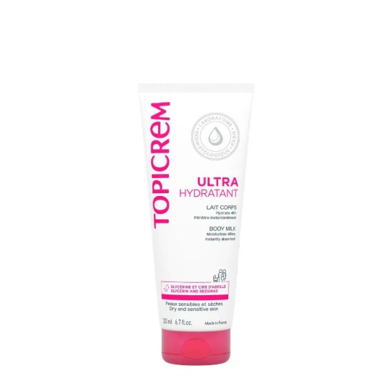 Topicrem lait corps ultra hydratant 200 ml