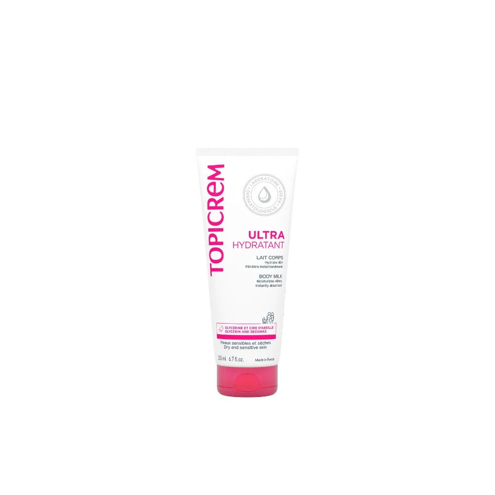 Topicrem lait corps ultra hydratant 200 ml