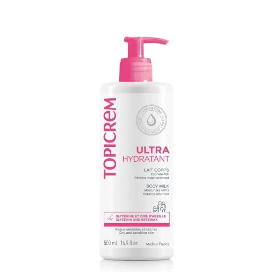 Topicrem lait corps ultra hydratant 500 ml