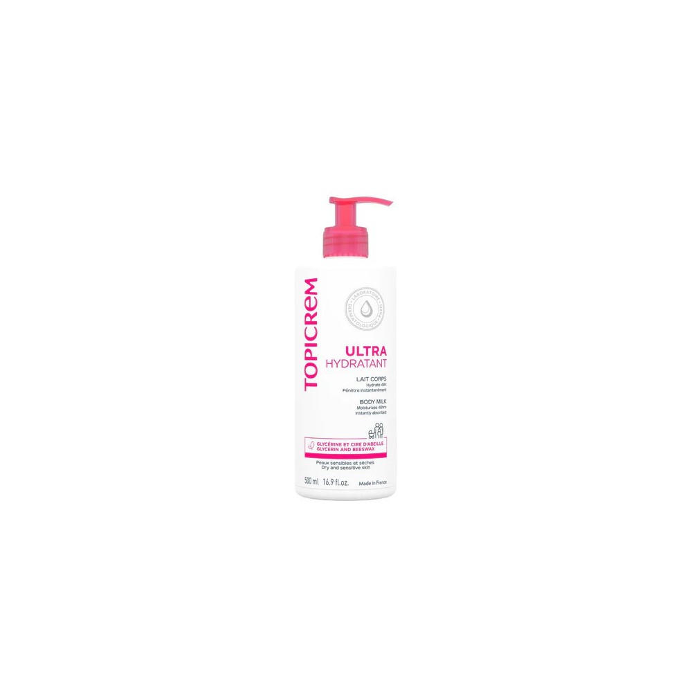 Topicrem Ultra Hydratant Lait Corps 500 ml