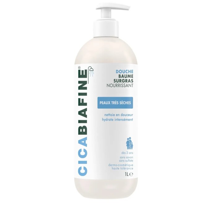 Cicabiafine baume douche surgras nourrissant 1L