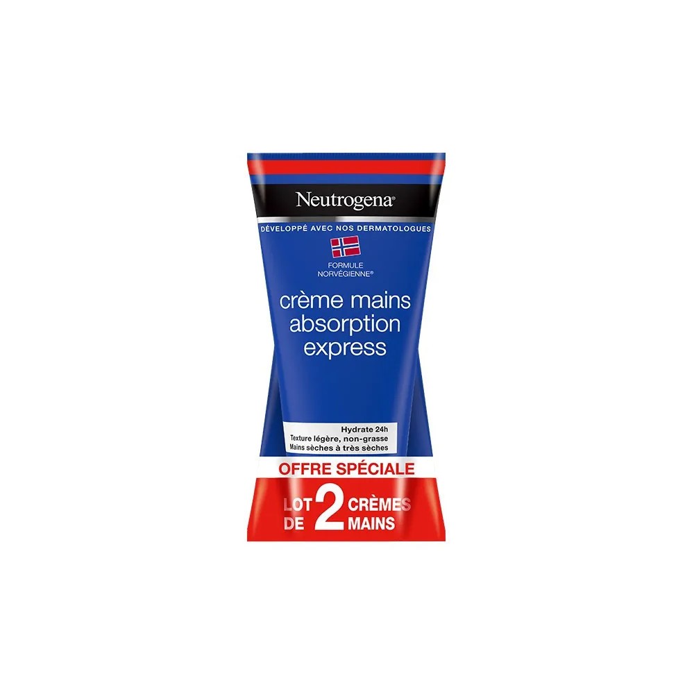 Neutrogena Crème Mains Absorption Express Duo 75 ml