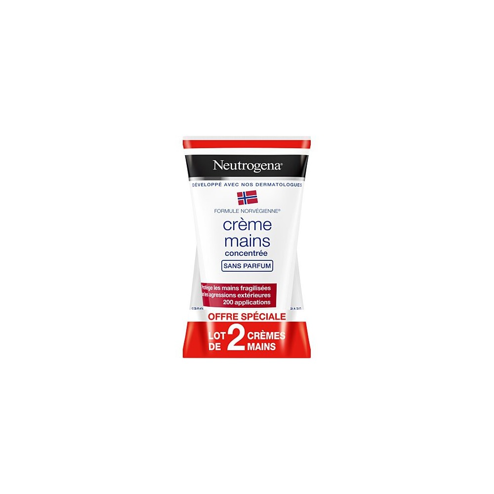 Neutrogena crème mains apaisante non parfumée