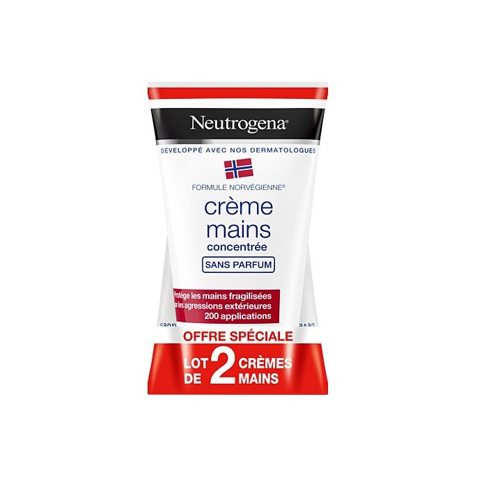 Neutrogena crème mains apaisante non parfumée