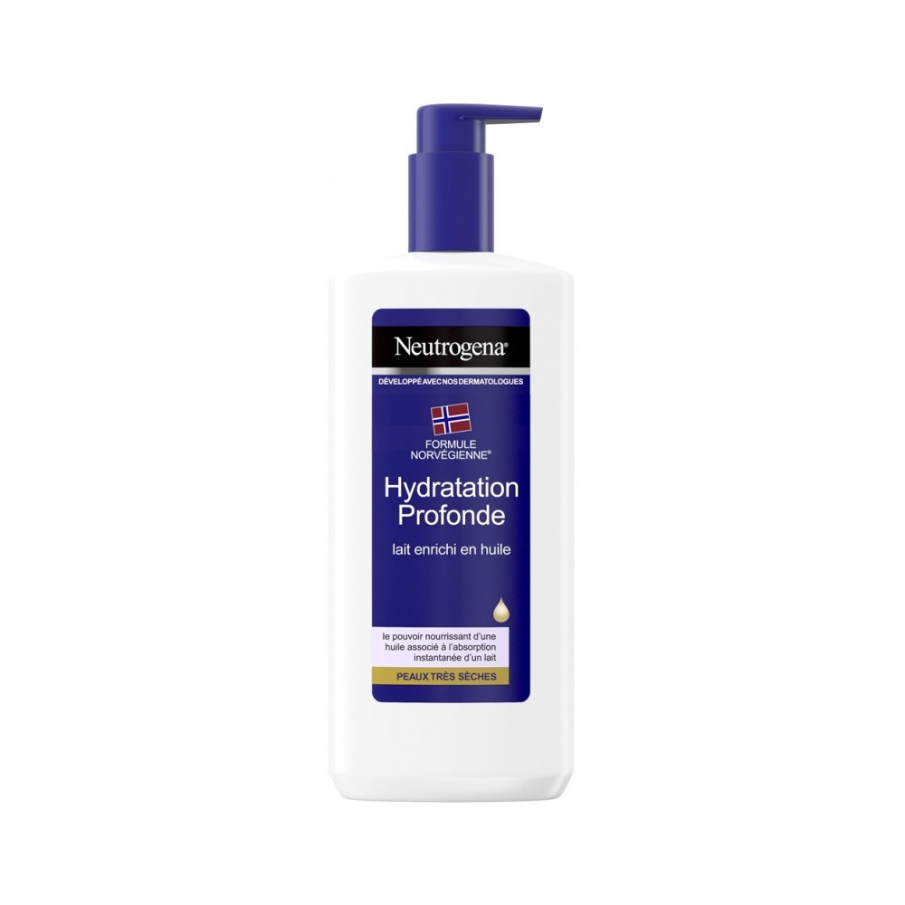 Neutrogena lait enrichi en huile corps 400 ml