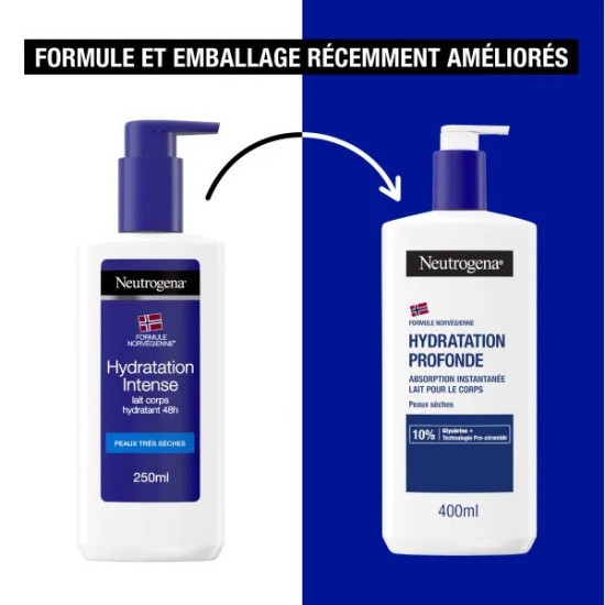 Neutrogena lait hydratation intense