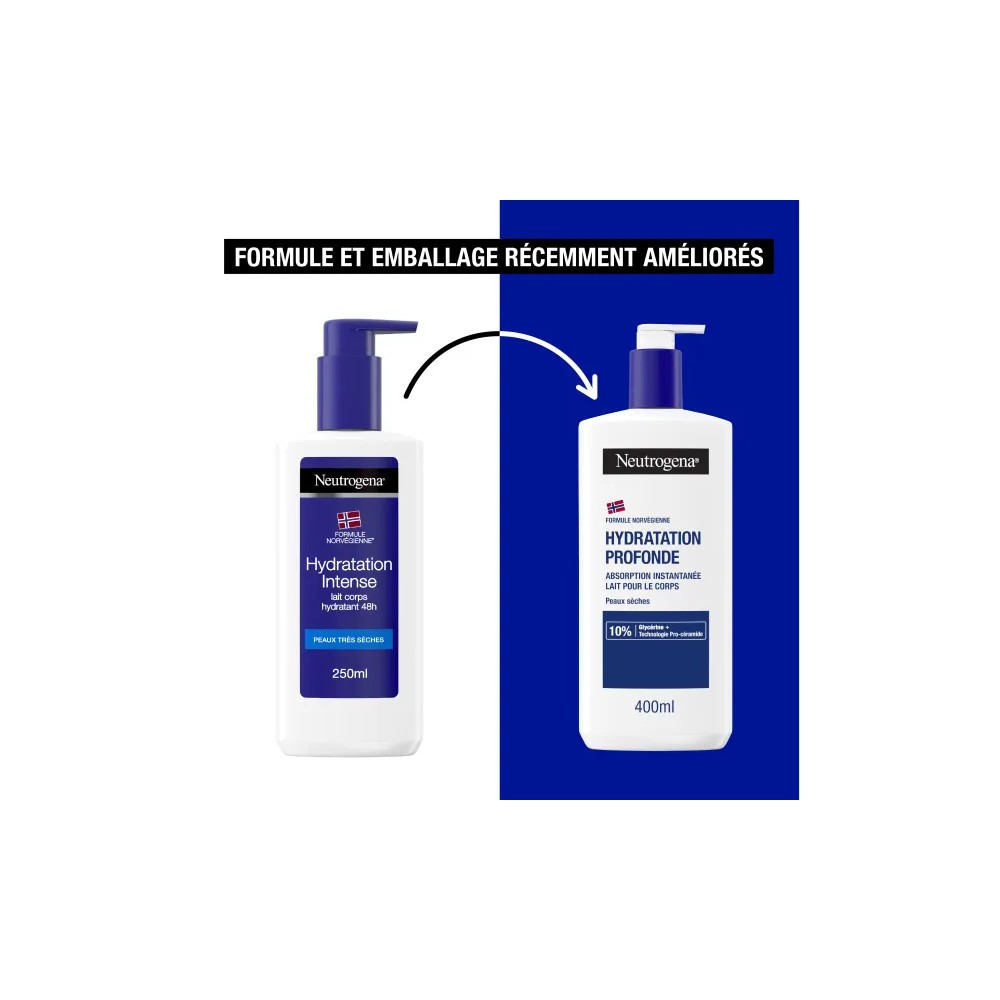 Neutrogena lait hydratation intense