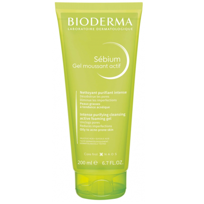 Bioderma Sébium Gel Moussant Actif 200 ml