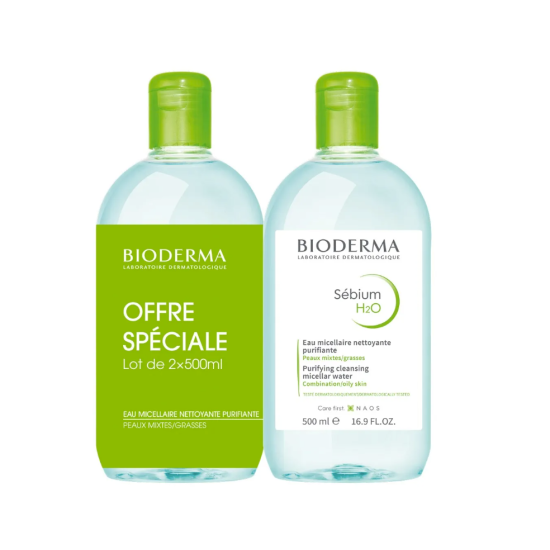 Bioderma Sebium H2O 500 ml Duo