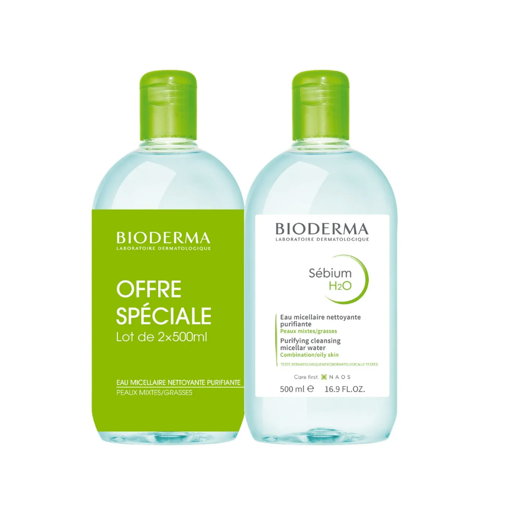 Bioderma Sebium H2O 500 ml Duo