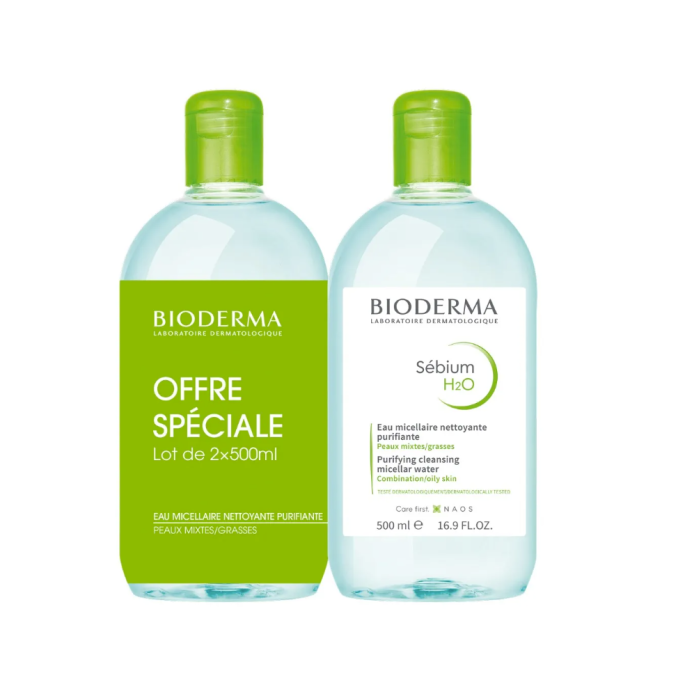 Bioderma Sebium H2O 500 ml Duo