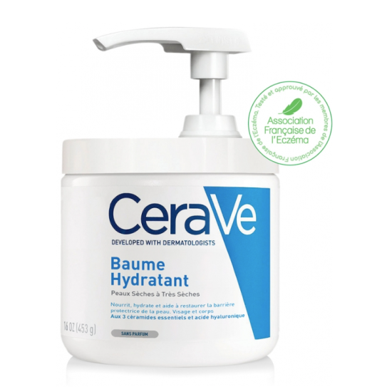CeraVe Baume Hydratant Flacon Pompe 454 ml