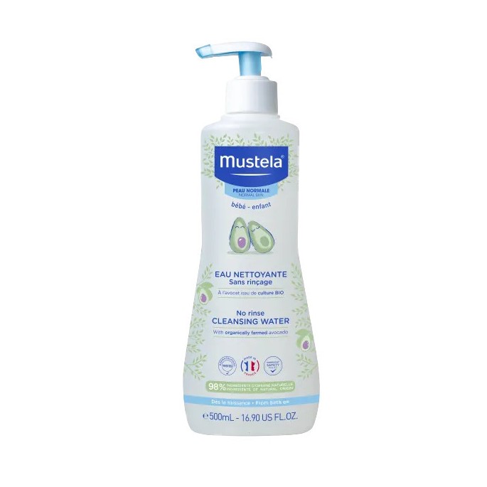 Mustela eau nettoyante sans rinçage 500 ml