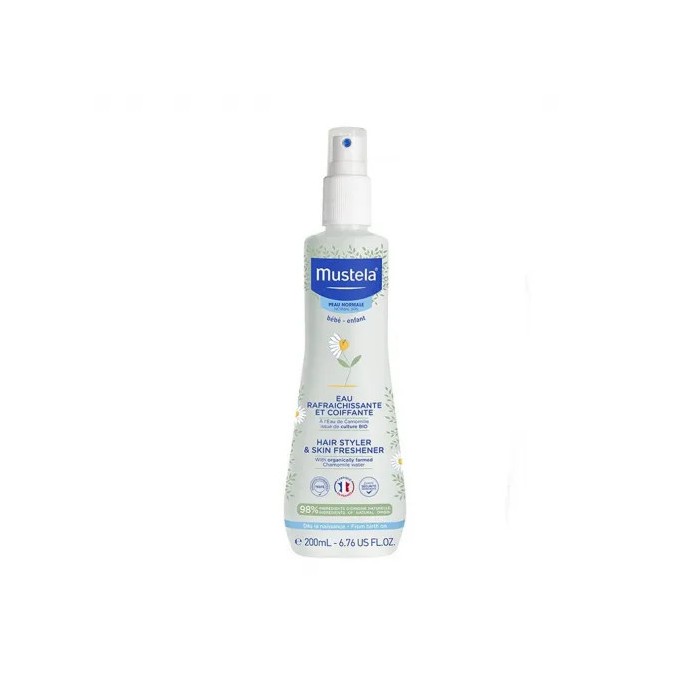 Mustela eau rafraîchissante et coiffante 200 ml