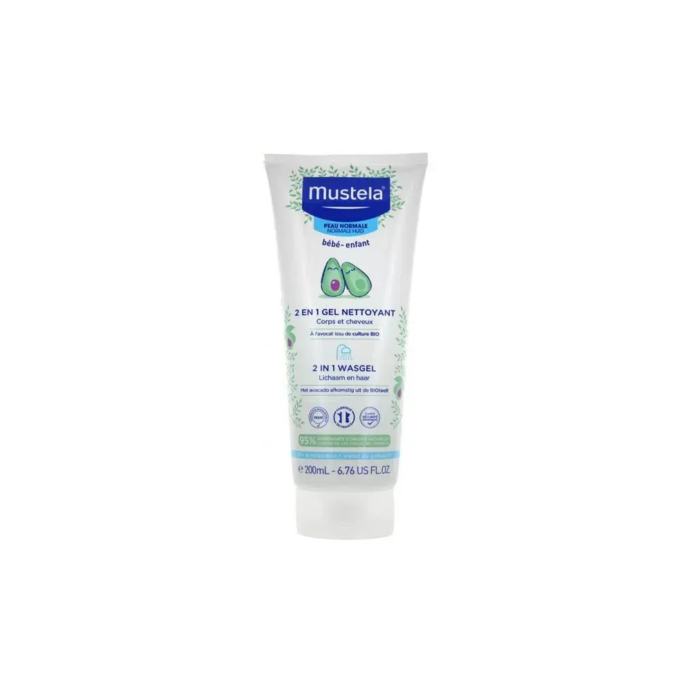 Mustela gel 2 en 1 cheveux et corps