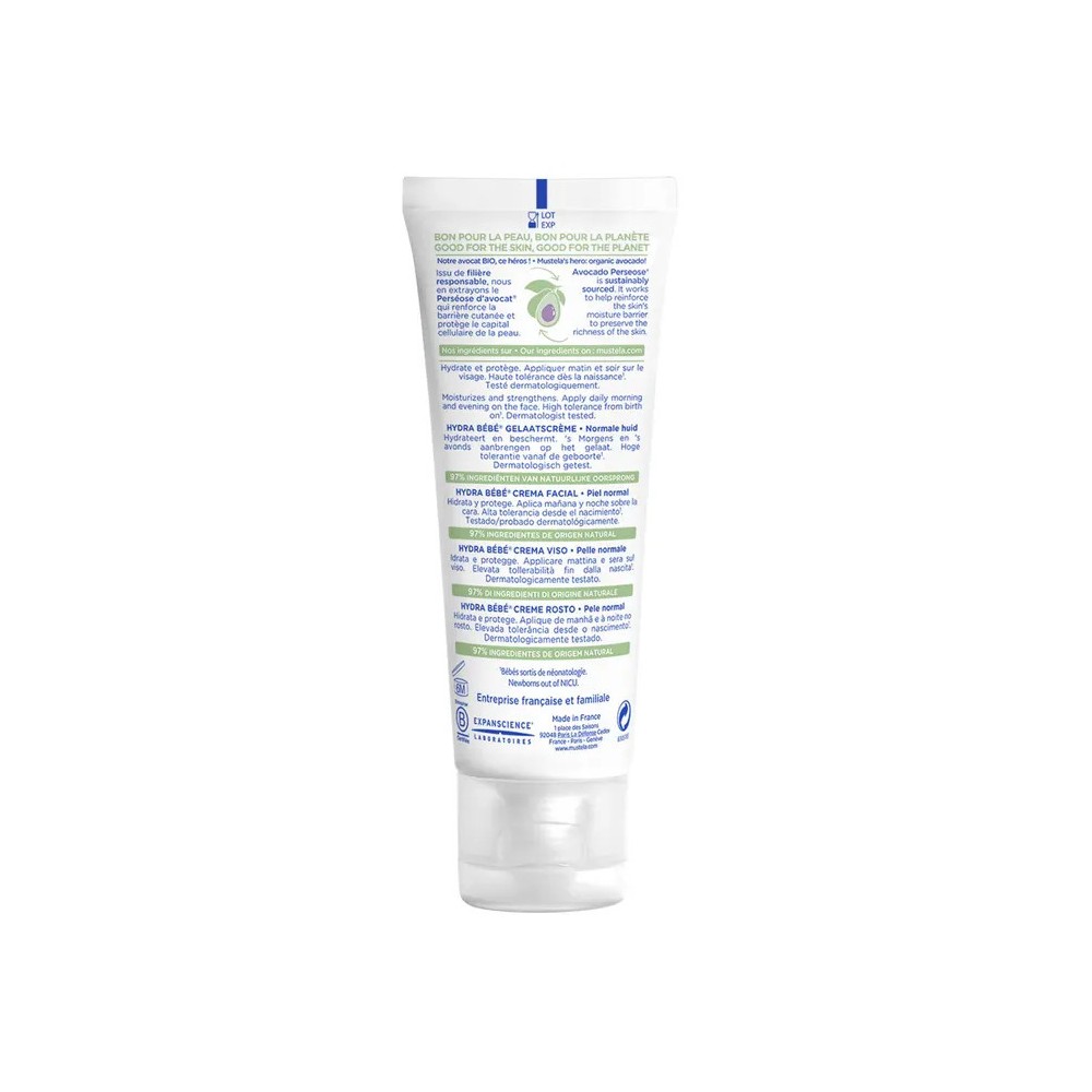 Mustela hydra bébé crème visage 40 ml