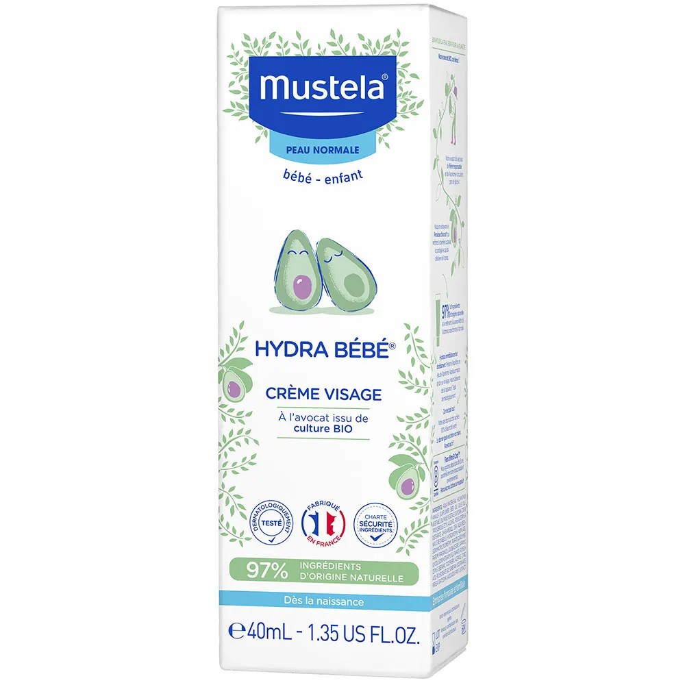 Mustela hydra bébé crème visage 40 ml