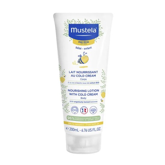 Mustela lait nourrissant au cold cream 200 ml